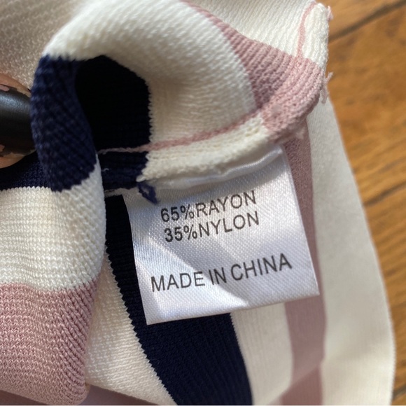 LF Seek The Label Striped Square Neck Bandage Crop Top Size S - Picture 7 of 9